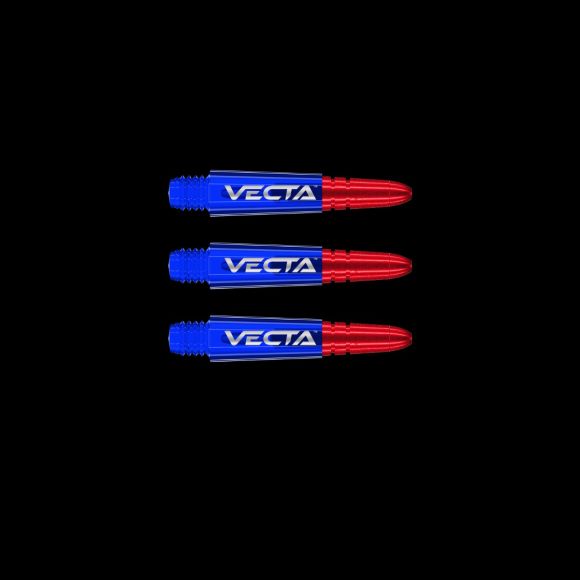 Winmau Vecta Blue & Red Short Shafts