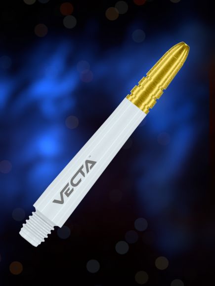 Winmau Vecta White & Gold Intermediate Shafts