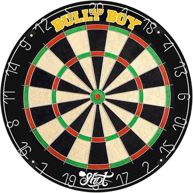 Shot Michael Smith Bully Boy Dartboard Cabinet Set