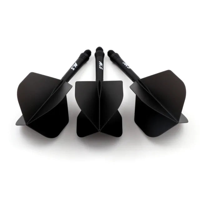 CUESOUL ROST AK5 Integrated Dart Shaft & Flight - Standard Shape - Medium - Black