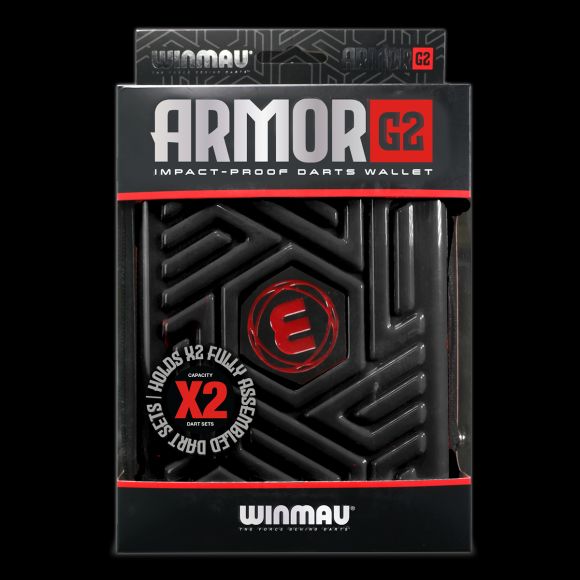 Winmau Armor G2 Black Dart Wallet Case