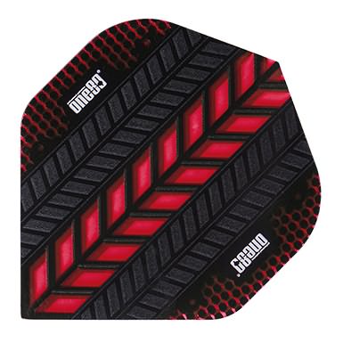 One80 Axis 02 Black/Red Dart Flights