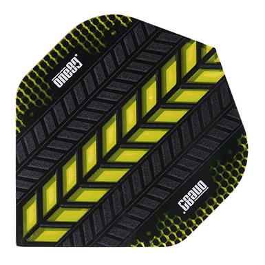 One80 Axis 03 Black/Yellow Dart Flights