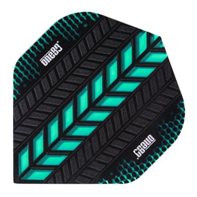 One80 Axis 06 Black/Teal Dart Flights