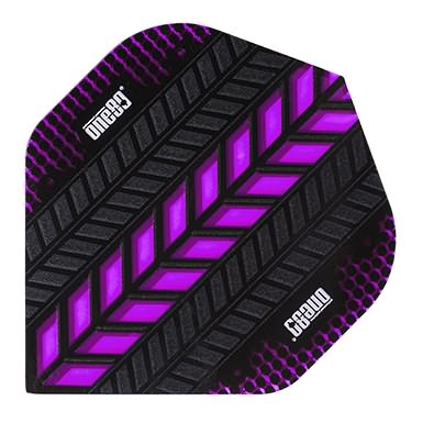 One80 Axis 08 Black/Purple Dart Flights