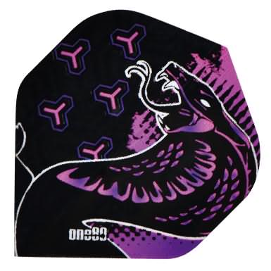 One80 Jelle Klaasen Purple Snake Dart Flights