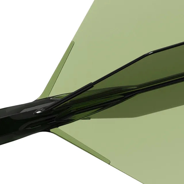 CUESOUL ROST 77 Integrated Dart Shaft & Flight - Big Wing Shape - Medium - Transparent Dark Green