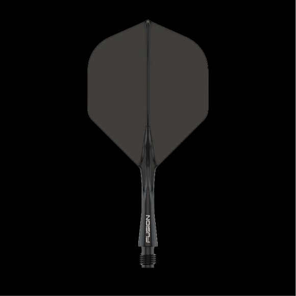 Winmau Fusion Integrated Flight & Shaft Solid Black Short