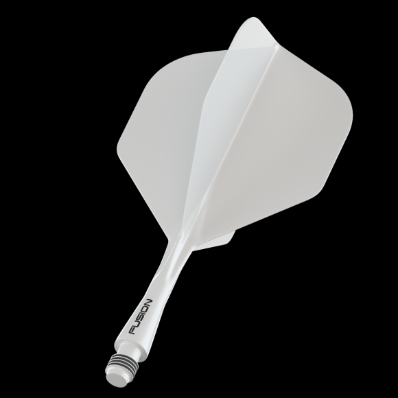 Winmau Fusion Integrated Flight & Shaft Solid White Short