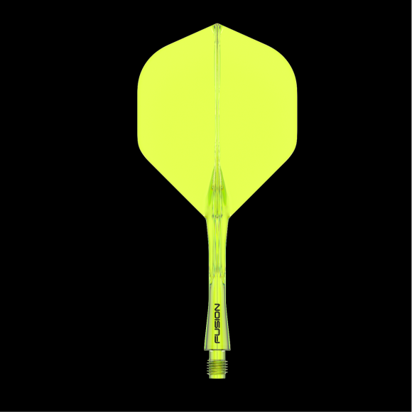 Winmau Fusion Integrated Flight & Shaft Dark Yellow Intermediate