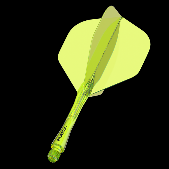Winmau Fusion Integrated Flight & Shaft Dark Yellow Intermediate
