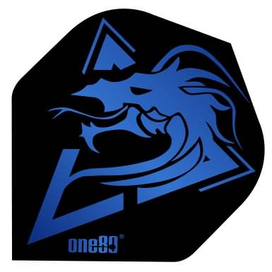One80 Serpent Blue Dart Flights