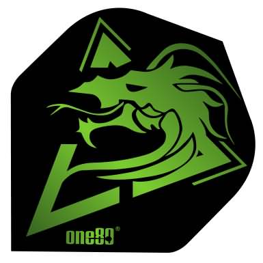One80 Serpent Green Dart Flights
