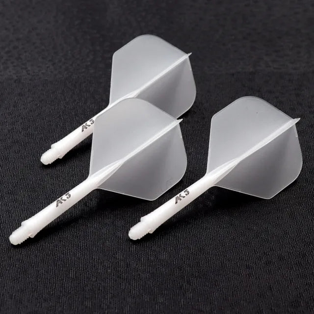 CUESOUL ROST AK5 Integrated Dart Shaft & Flight - Standard Shape - Medium - Ice White