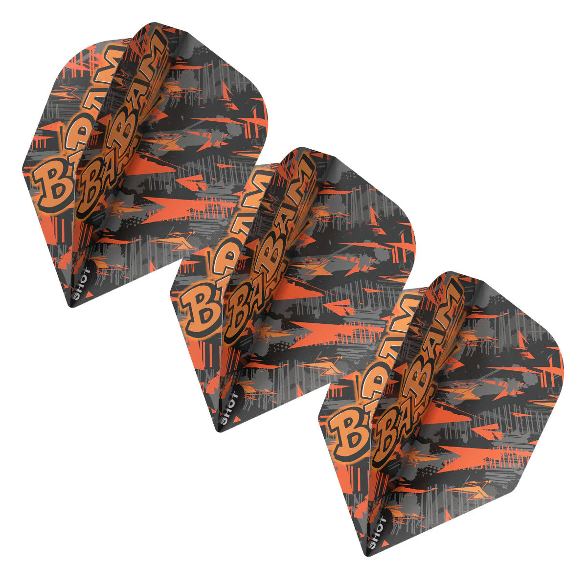 Shot Bradley Brooks Dart Flight Set Small Standard