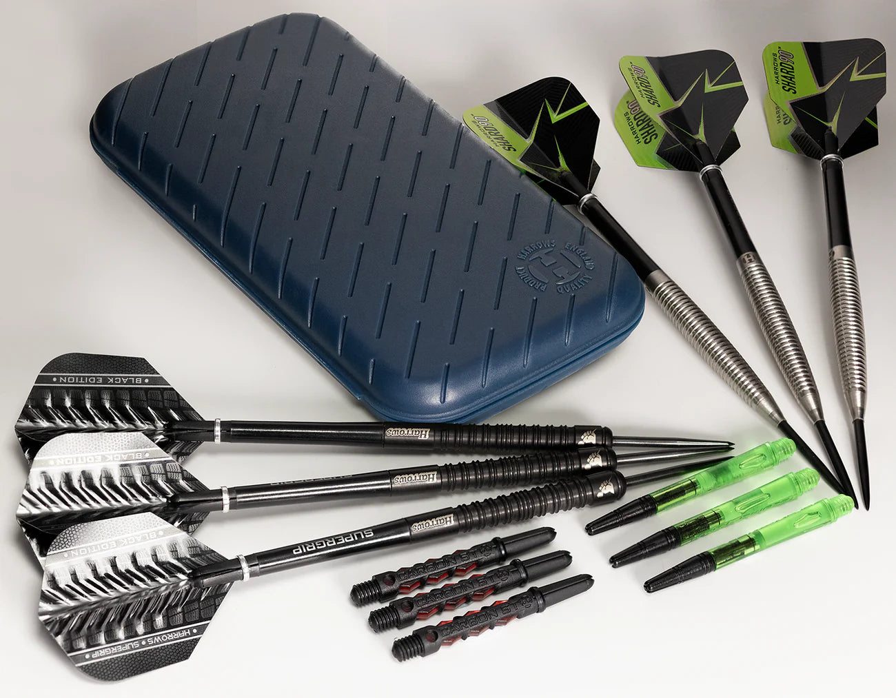 Harrows Slimcase 6 Darts Holder - Pocket Sized - Blue