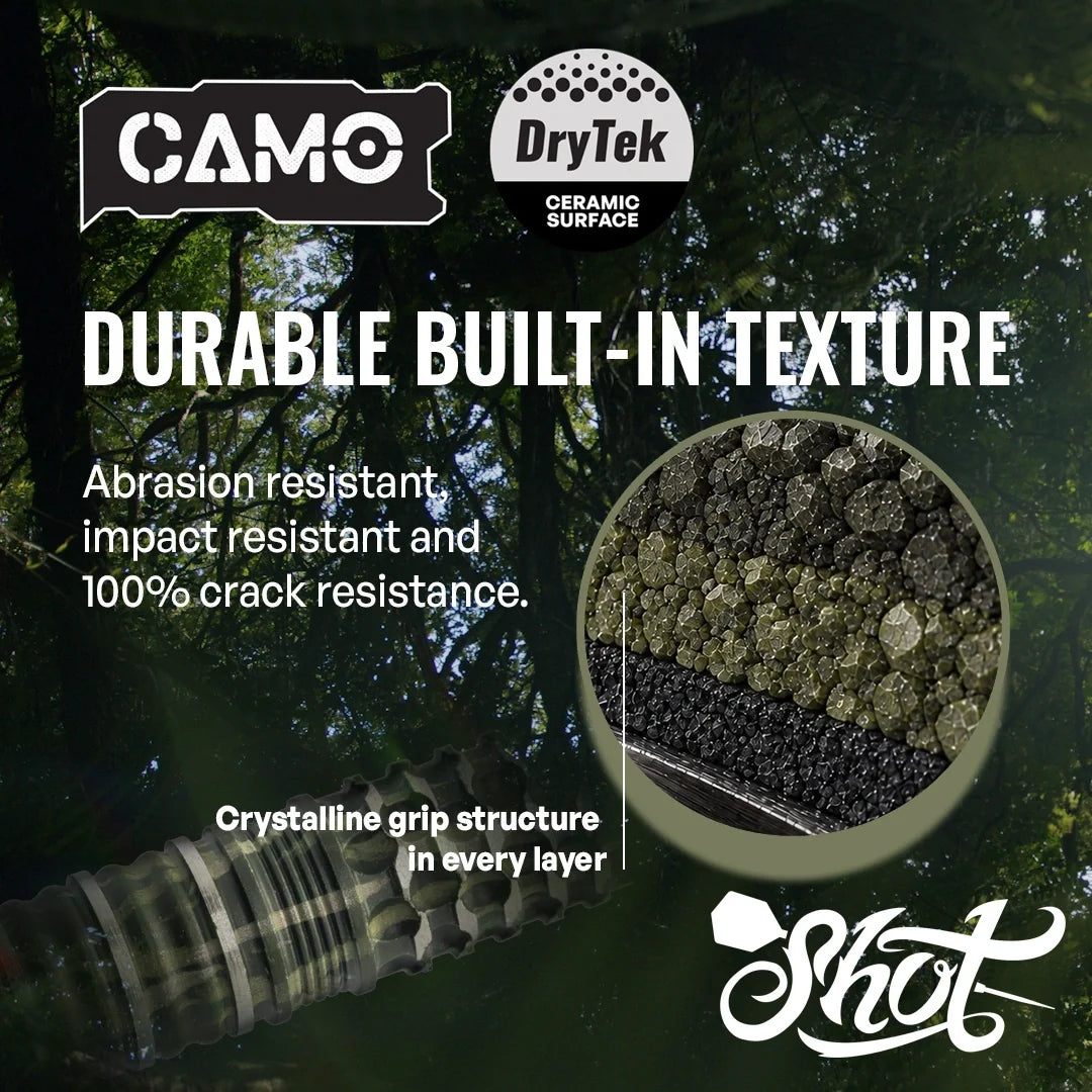 Shot Camo Longshot Soft Tip Dart Set - 95% Tungsten - 20gm