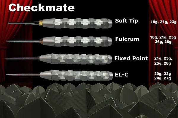 Voks Darts Checkmate– EL-C Steel Tip 25g