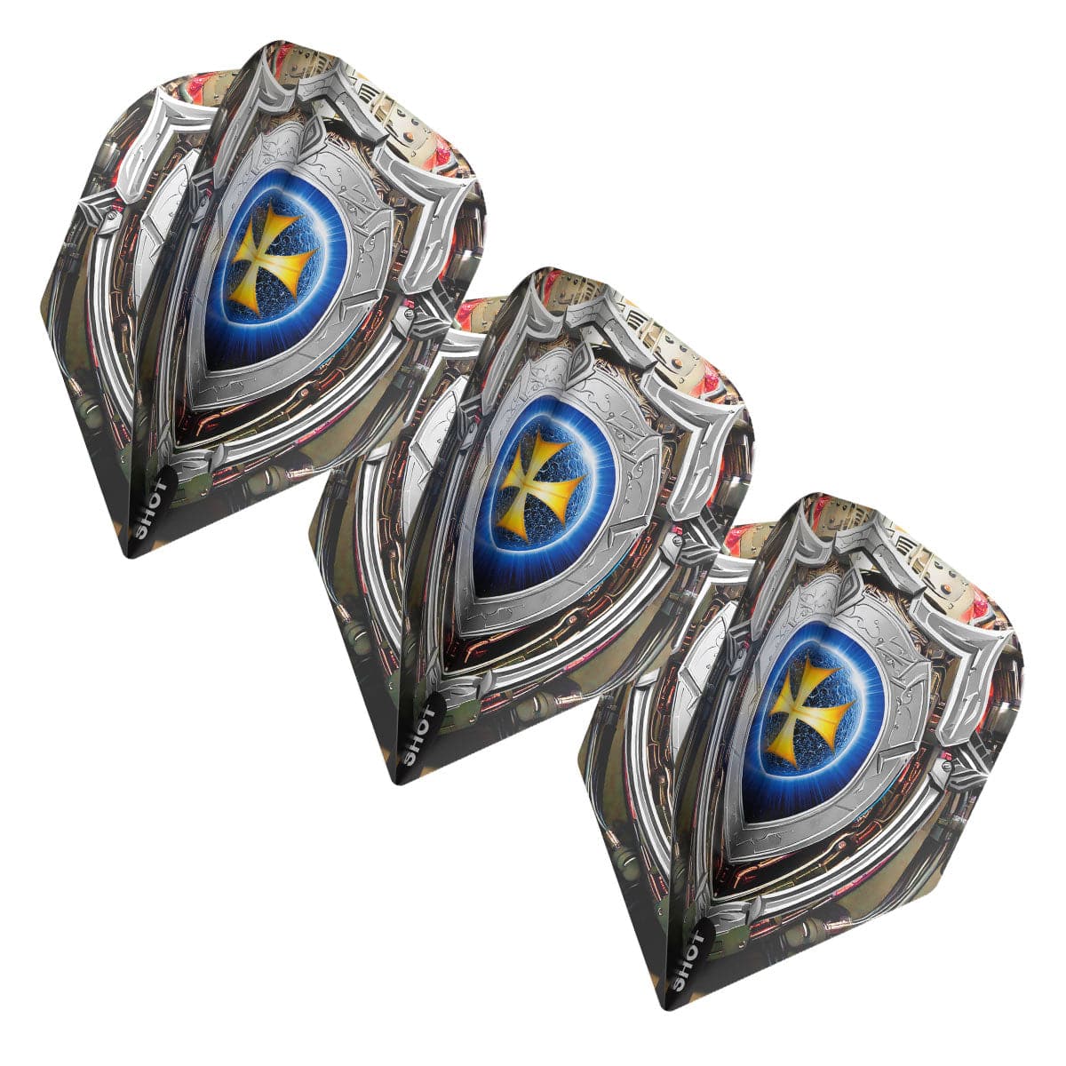 Shot Future Knights Darkstar Dart Flight Set Small Standard