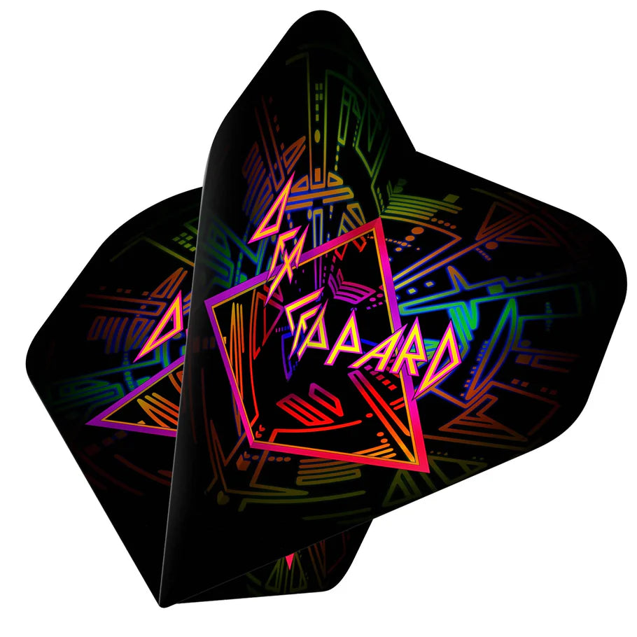 Def Leppard Official Licensed Dart Flights - 100 Micron - No2 - Standard - Prism
