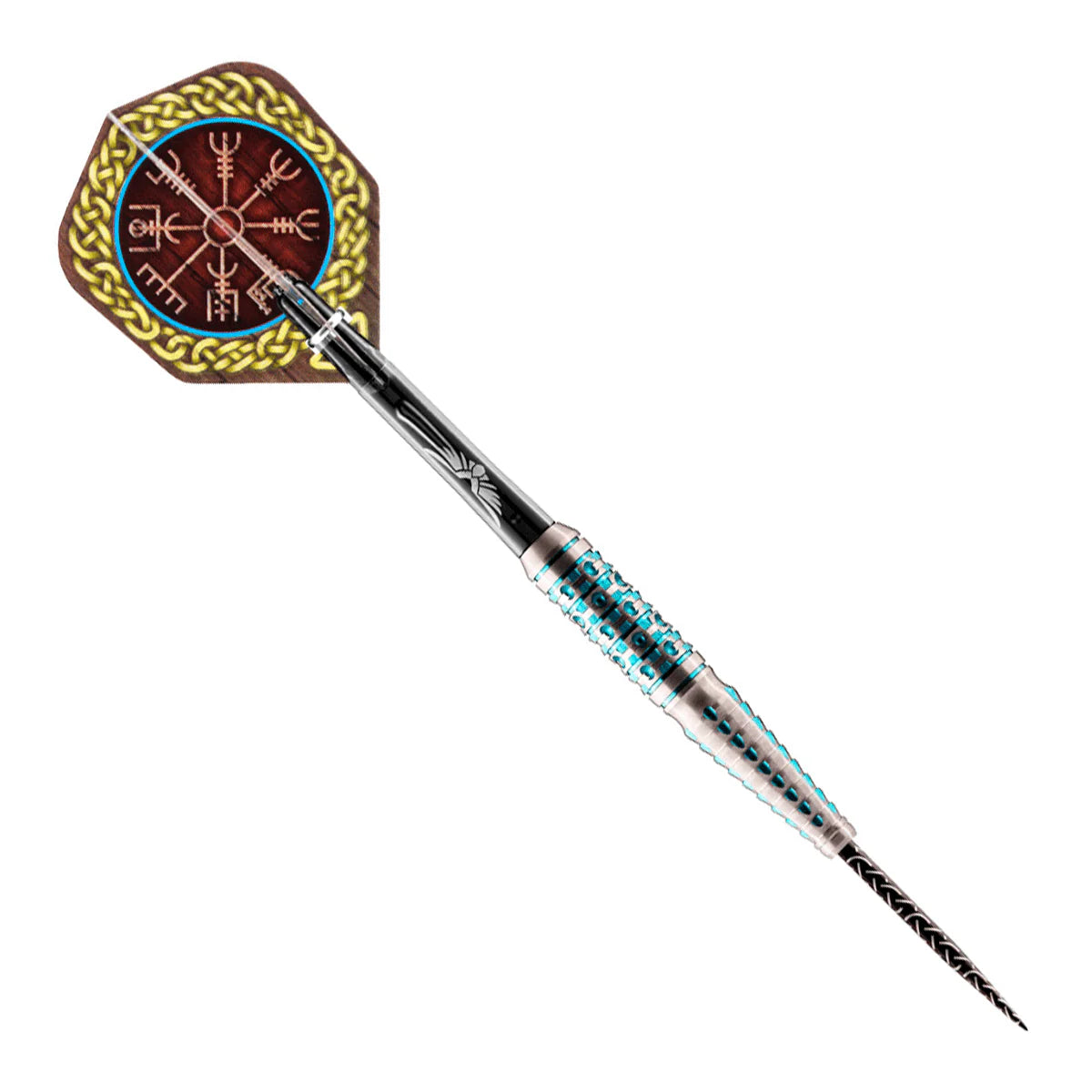 Shot Viking Drakkar Steel Tip Dart Set-90% Tungsten Barrels-25gm