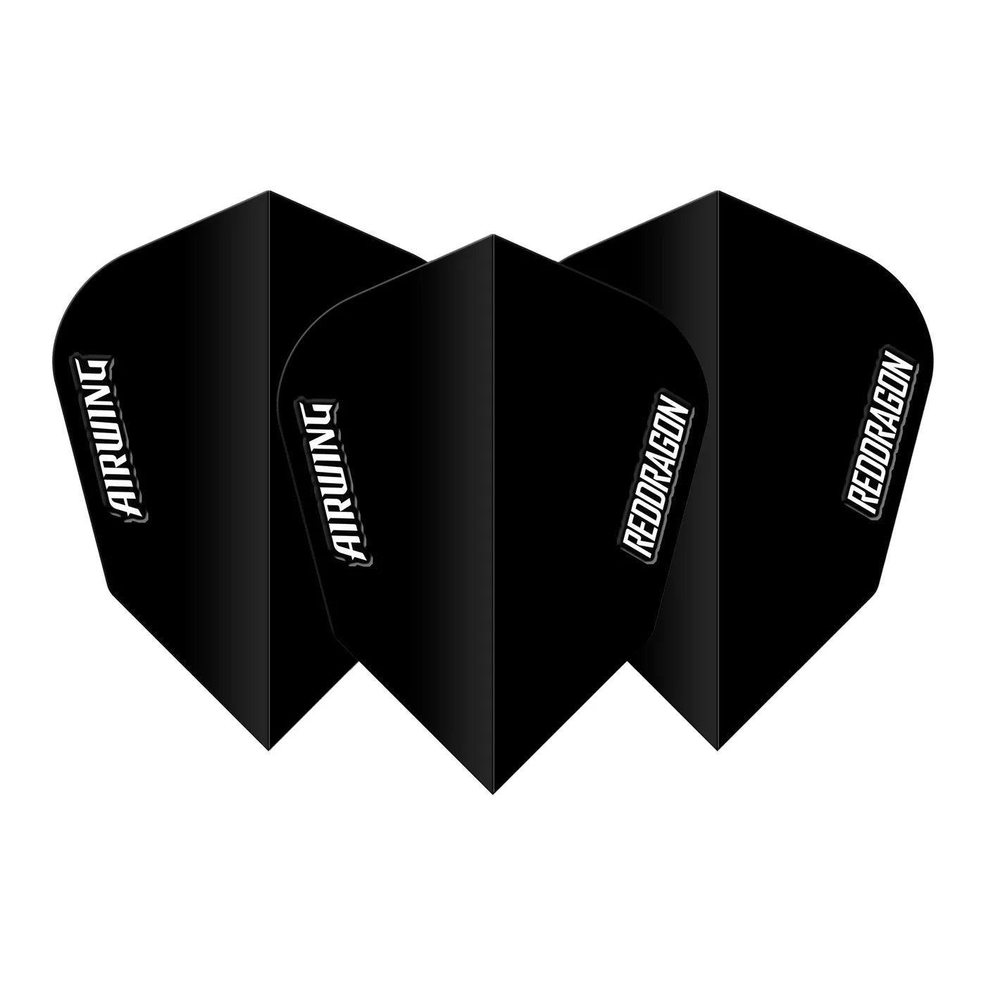 Red Dragon Airwing Molded V-Standard Flights - Black