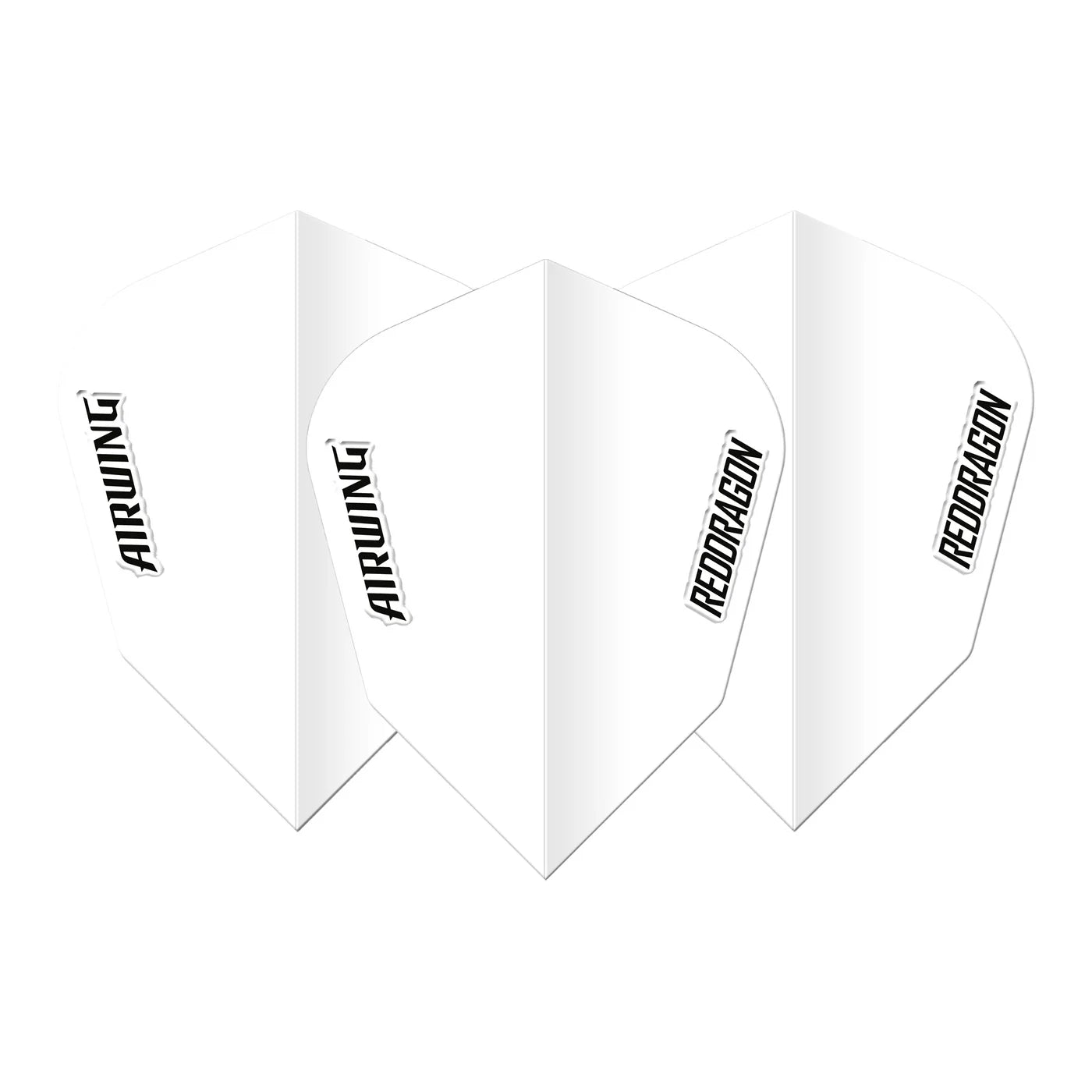 Red Dragon Airwing Molded V-Standard Flights - White