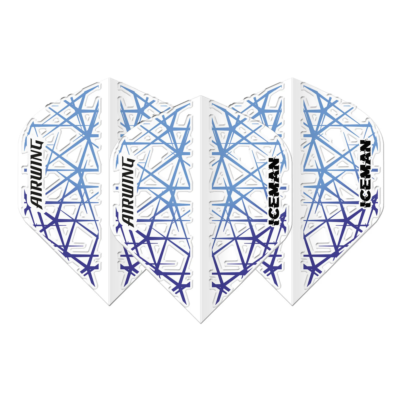 Red Dragon Airwing Molded Standard Flights - Gerwyn Price Iceman White