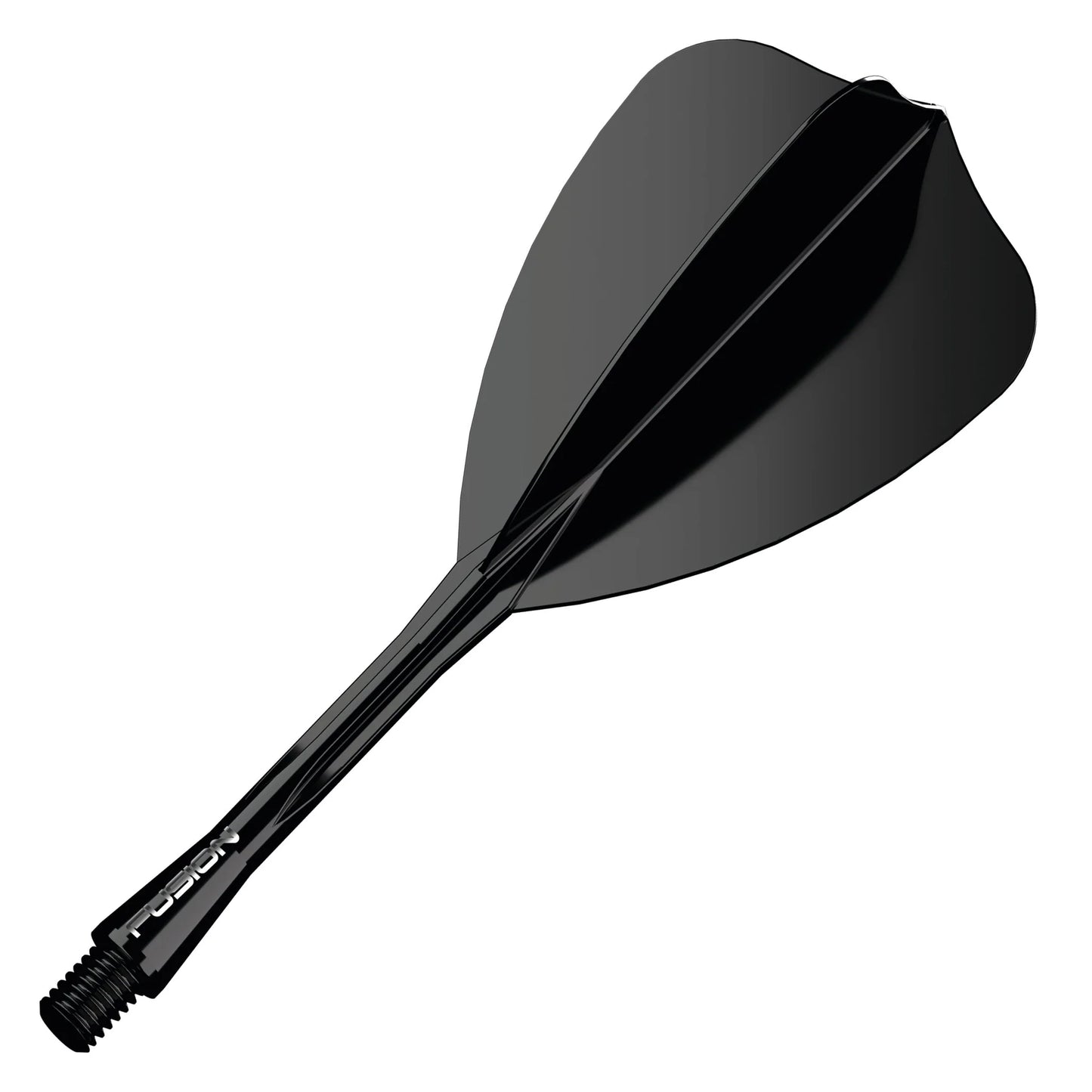 Winmau Fusion Integrated Flight & Shaft Arrow - Medium - Black