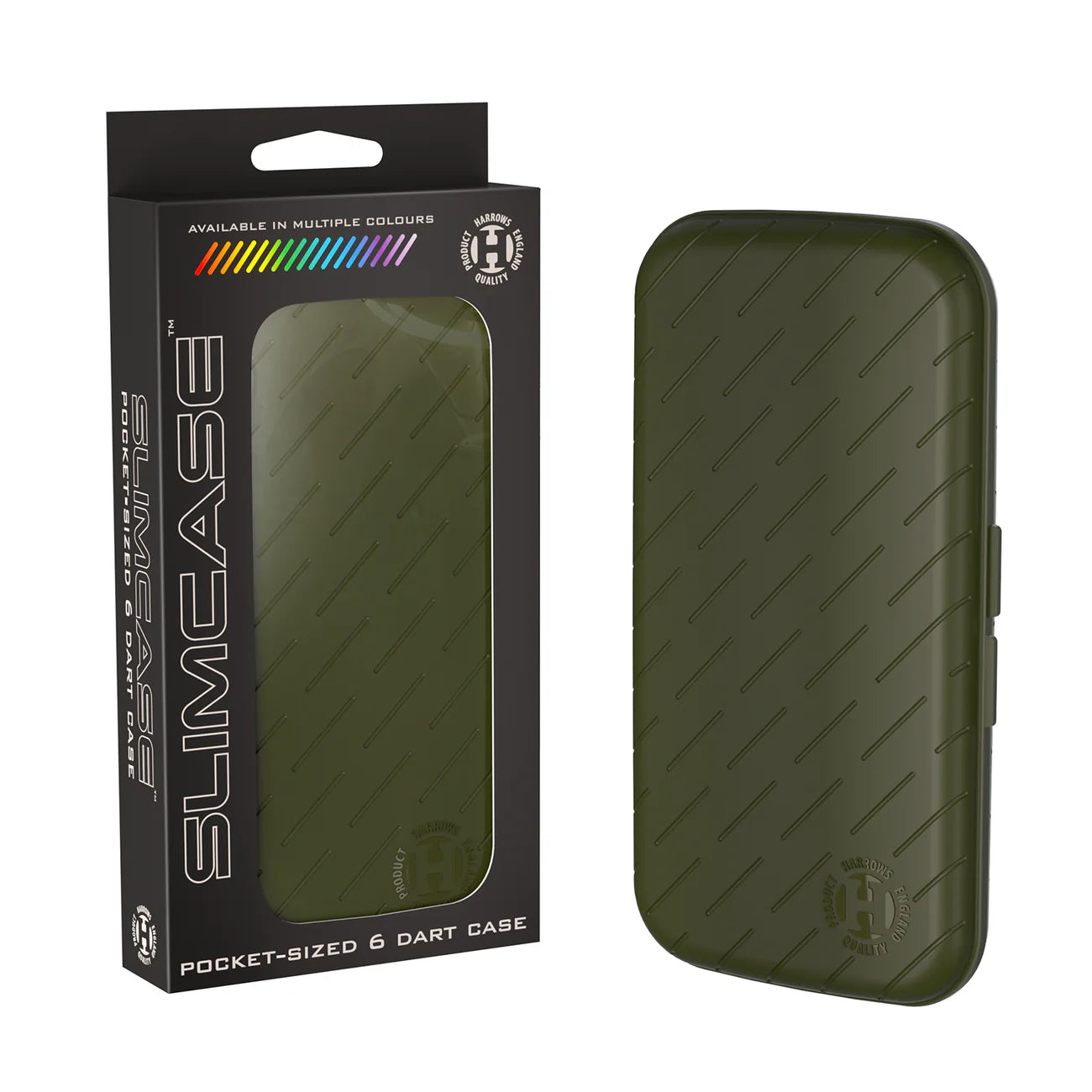 Harrows Slimcase 6 Darts Holder - Pocket Sized - Green