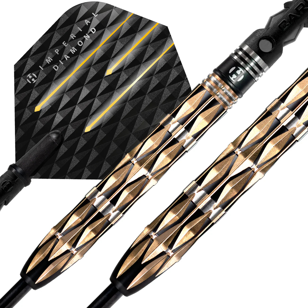 Harrows Imperial Diamond - Steel Tip Darts - 90% Tungsten - 22g