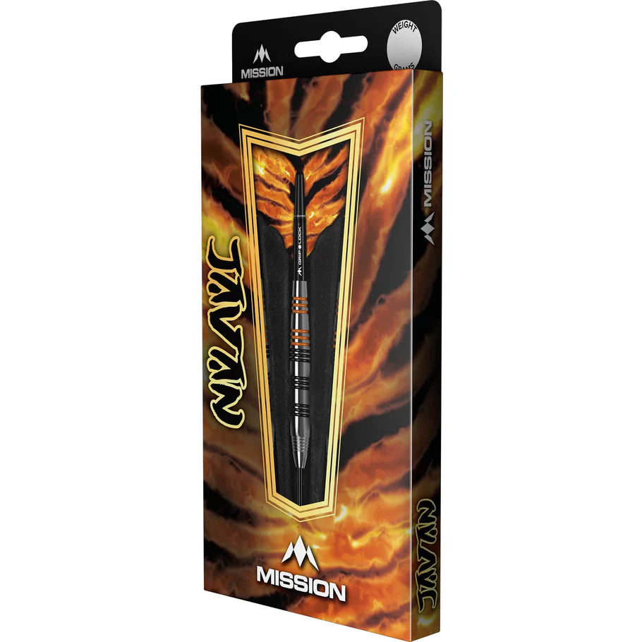 Mission Javan Darts - Steel Tip - Brass Silver Coated - 22g