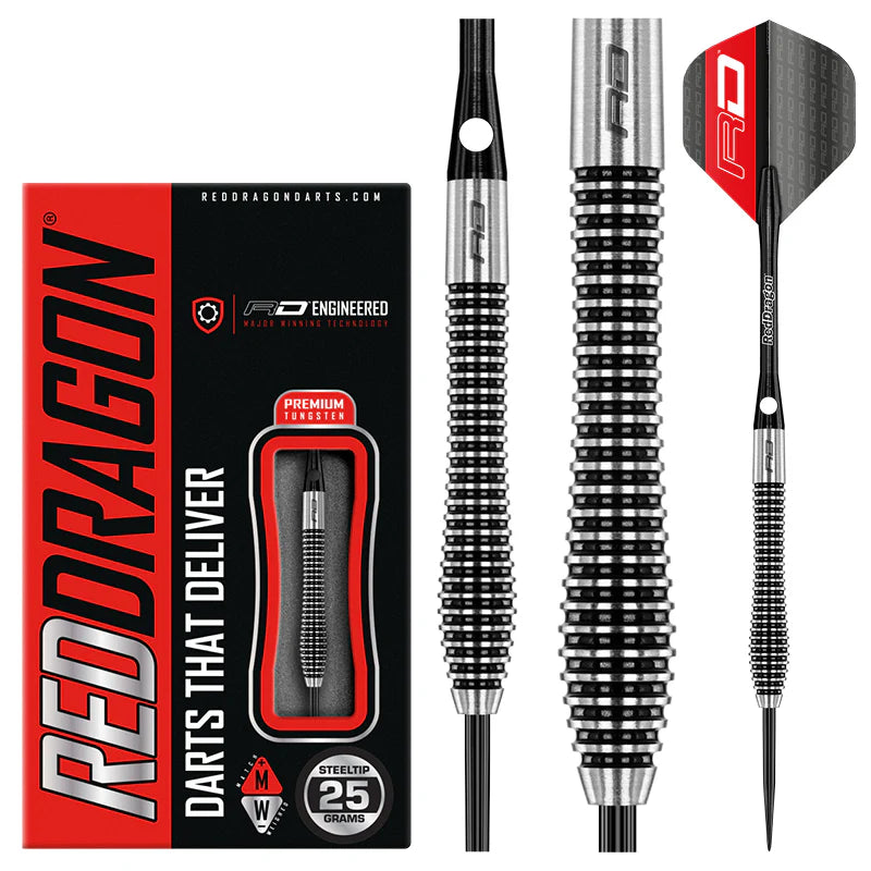 Amberjack Wolfraam Dartpijlen - Kies Uit 21-25 Gram - Met Flights En Shafts - Professionele Set