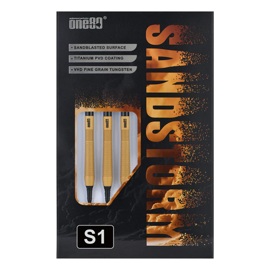 One80 Sandstorm 01 18 gram 90% Tungsten Soft Tip Dart Set