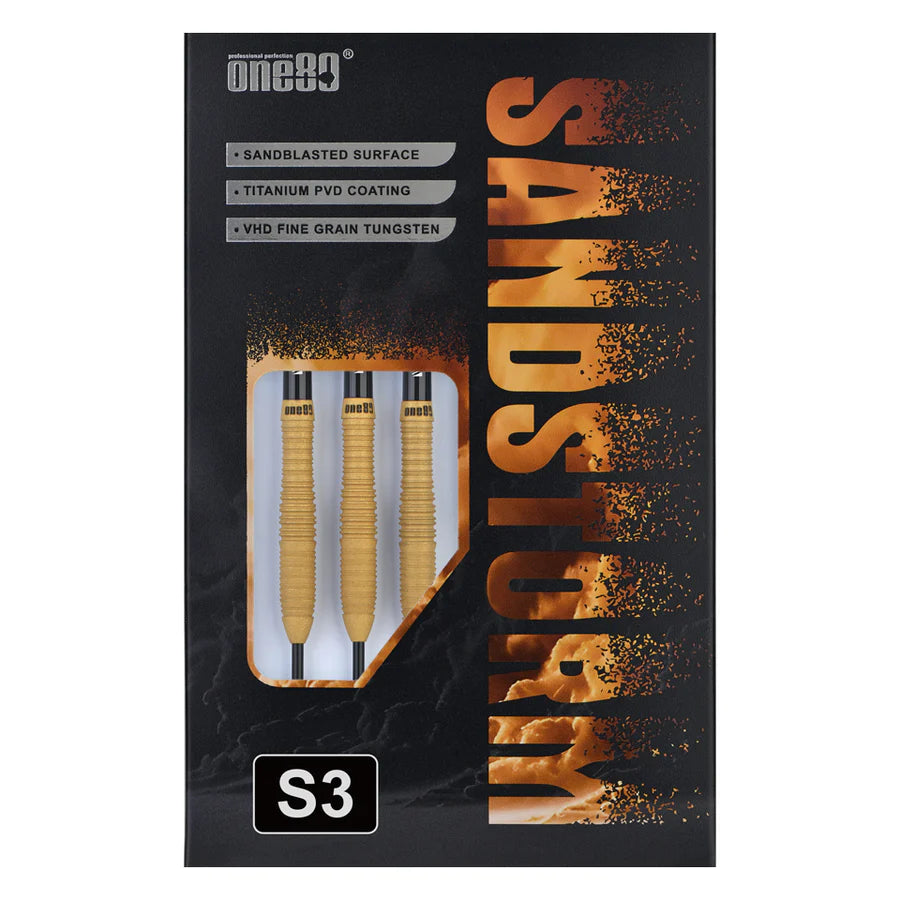 One80 Sandstorm 03 25 gram 90% Tungsten Steel Tip Dart Set