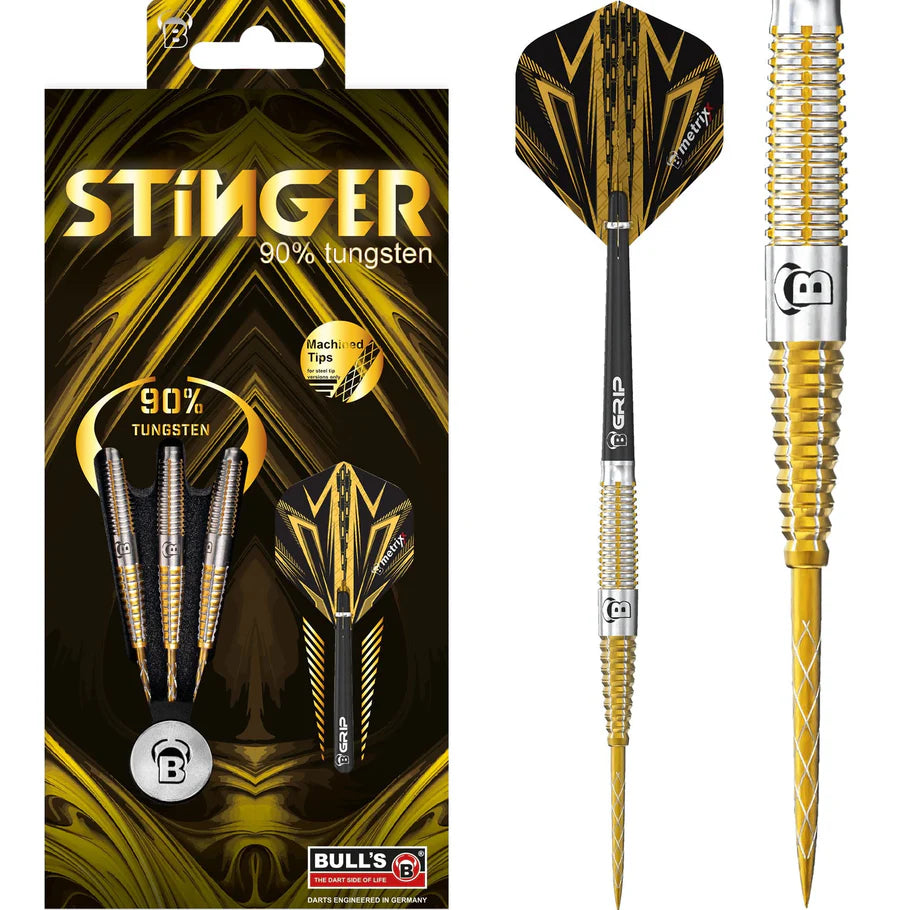 BULL'S Stinger 90% Tungsten 25 gram Steel Tip Dart Set