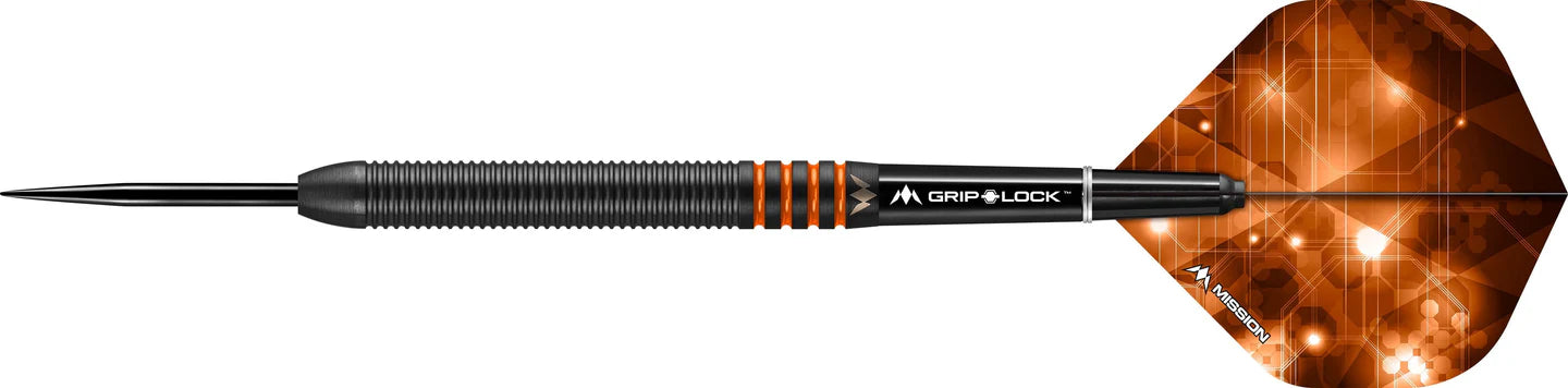 MISSION DEEP IMPACT DARTS - STEEL TIP - M4 - BLACK ORANGE 24g