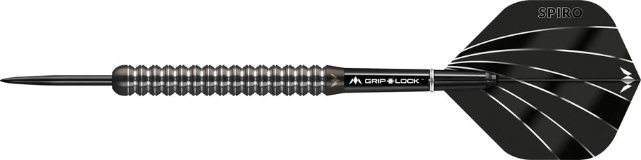 MISSION SPIRO DARTS - STEEL TIP - GRAPHITE PVD - M1 - BLACK 23g