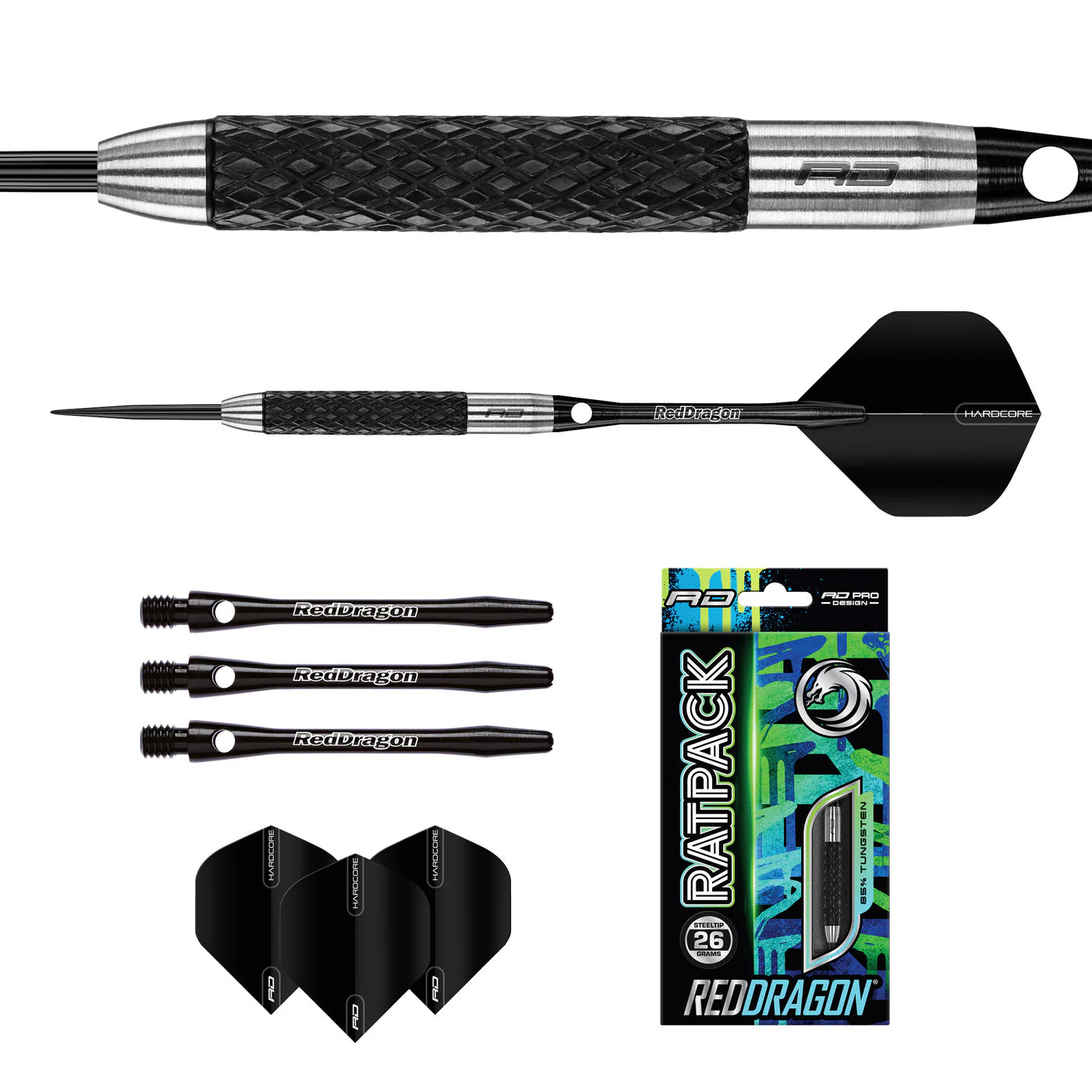 Red Dragon Ratpack Rat 1 Steel Tip 26 gram 85% Tungsten