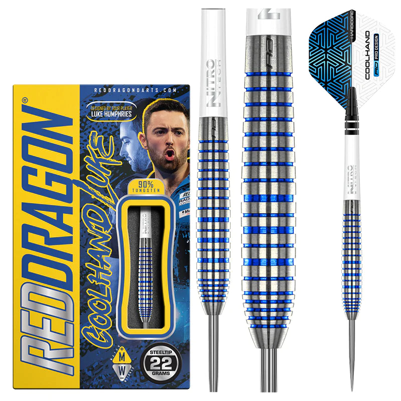 Red Dragon Luke Humphries TX3 Cool Blue S.E. 22 gram 90% Tungsten