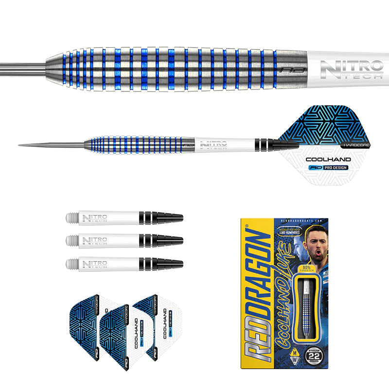 Red Dragon Luke Humphries TX3 Cool Blue S.E. 22 gram 90% Tungsten
