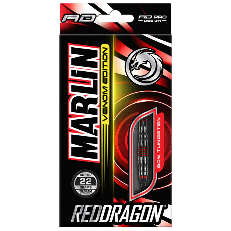 Red Dragon Marlin Venom 20 gram barrel/22 gram full 90% Tungsten Soft Tip