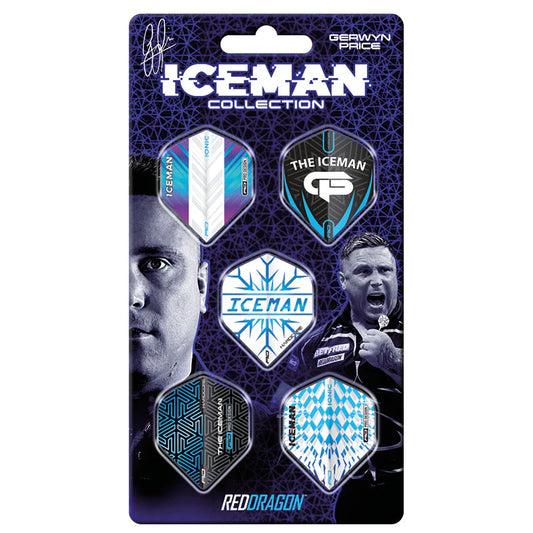 Red Dragon Gerwyn Price Iceman Hardcore Flight Collection Card