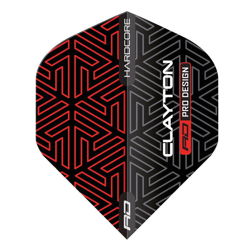 Red Dragon Jonny Clayton Hardcore Flight Collection Card