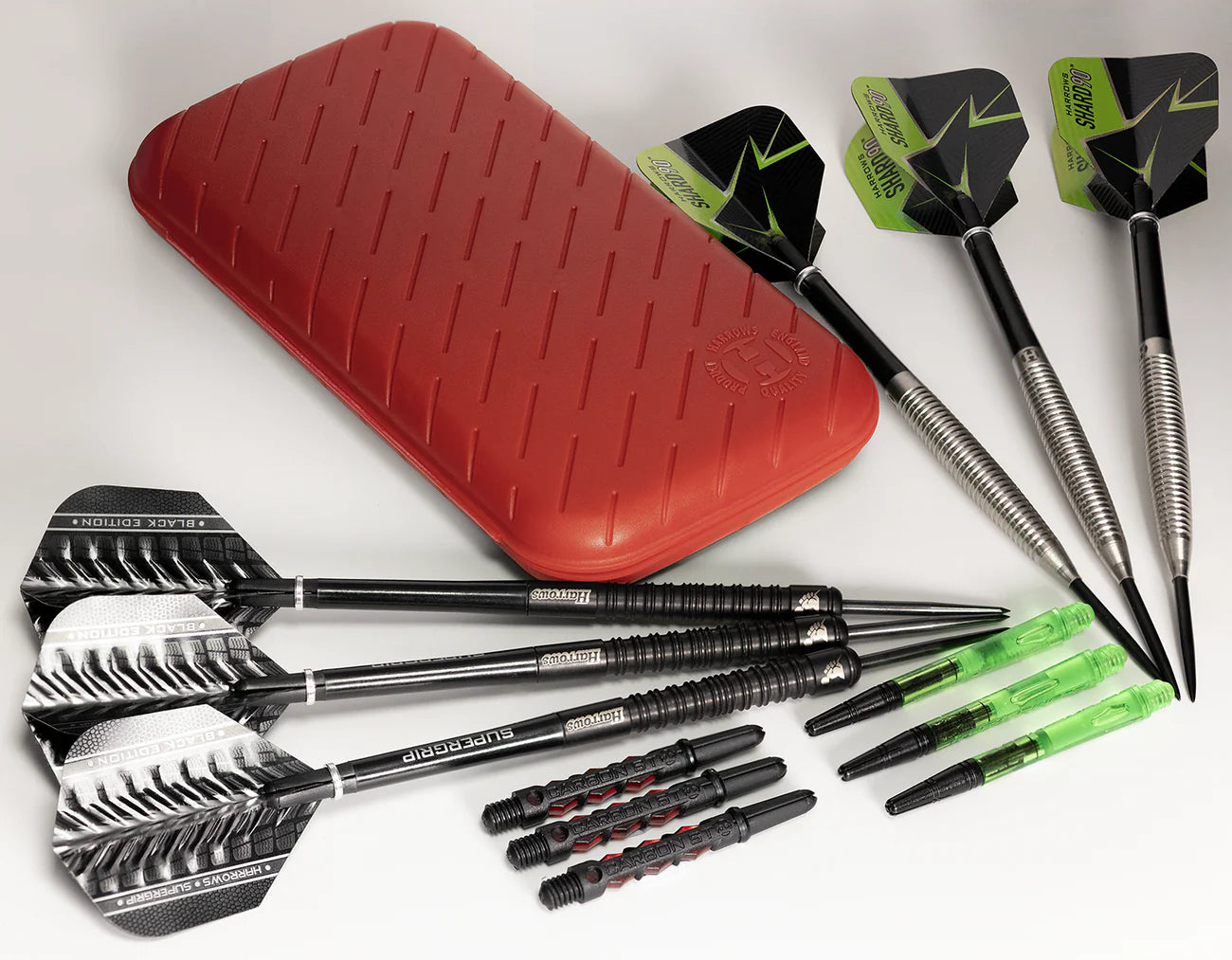 Harrows Slimcase 6 Darts Holder - Pocket Sized - Red