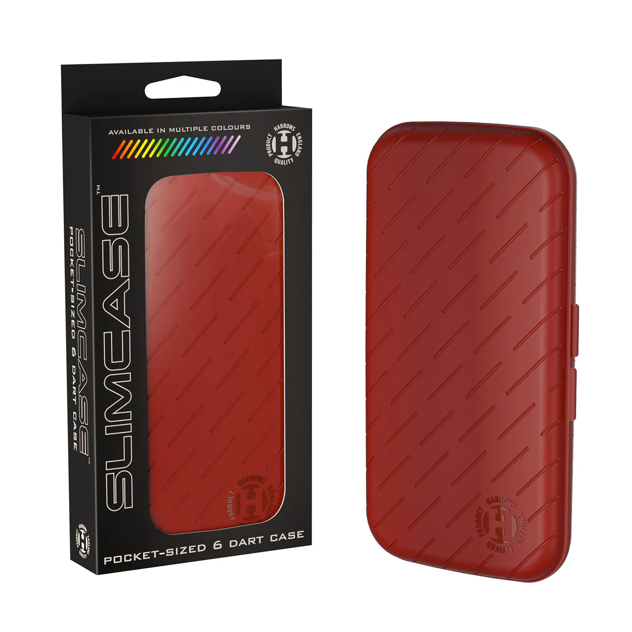 Harrows Slimcase 6 Darts Holder - Pocket Sized - Red