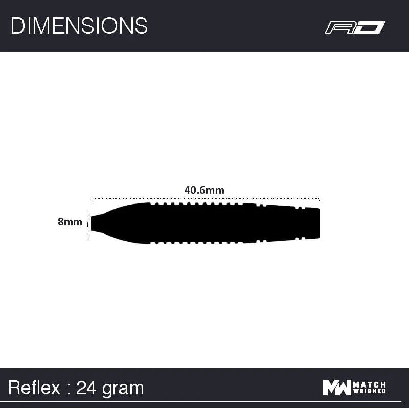 Red Dragon Reflex Steel Tip 24 gram 90% Tungsten