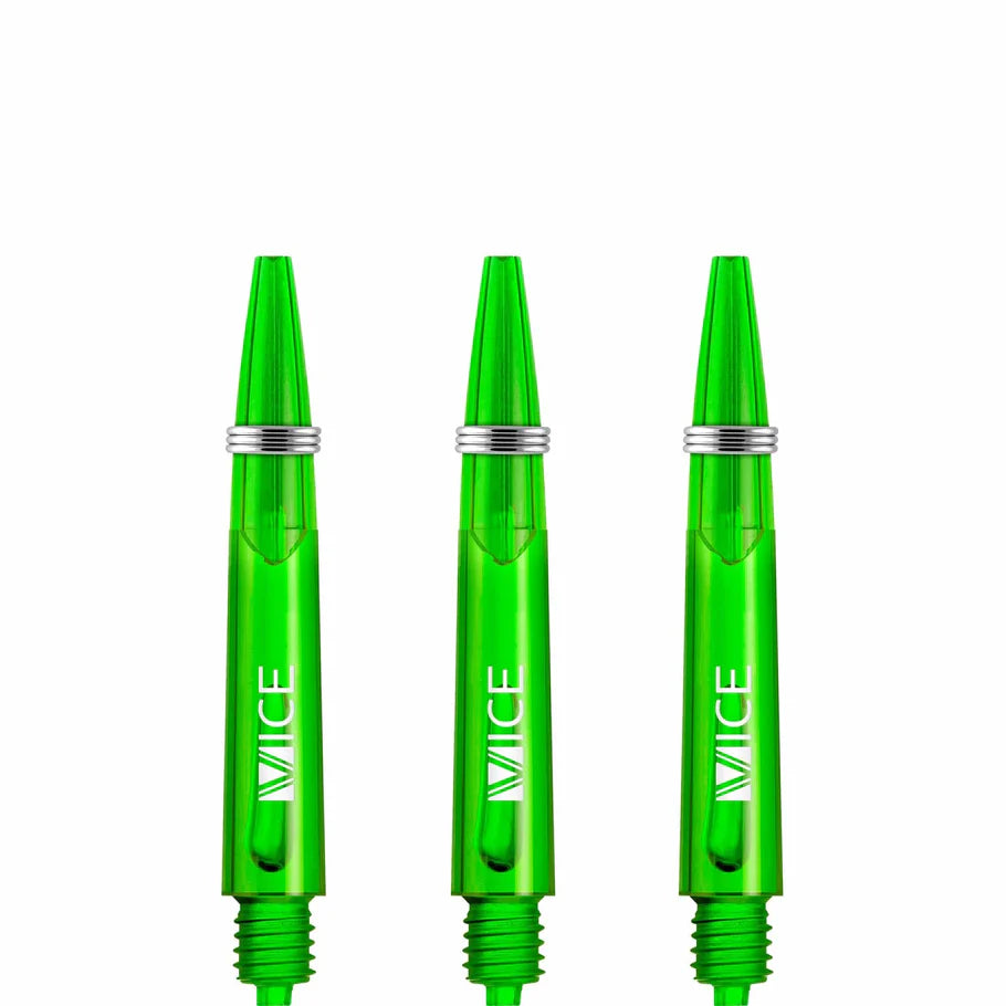 One80 Proplast Vice Dart Shafts - Neon Green - Short