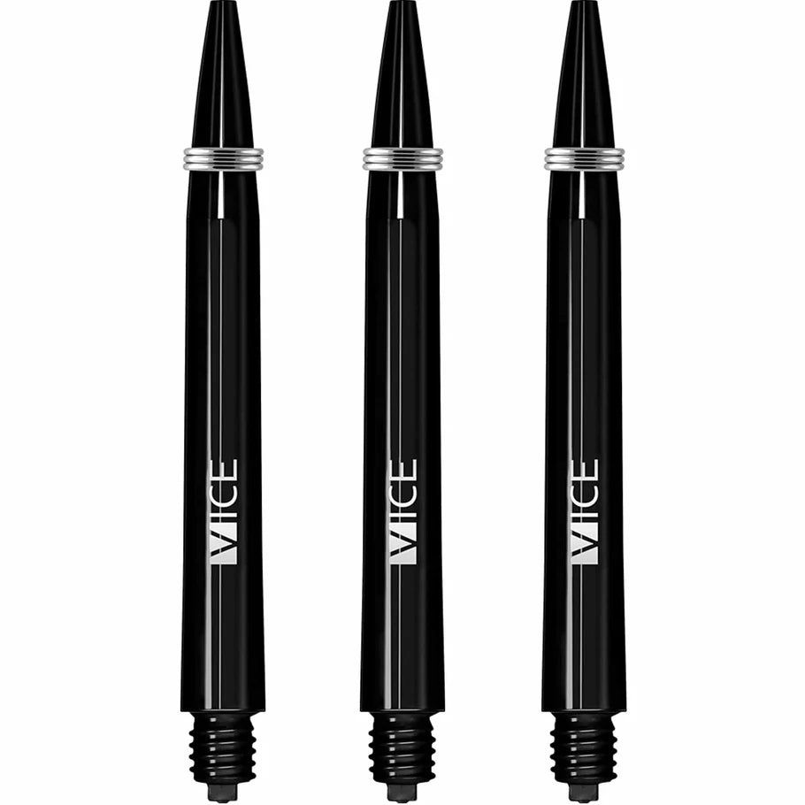 One80 Proplast Vice Dart Shafts - Black - Medium