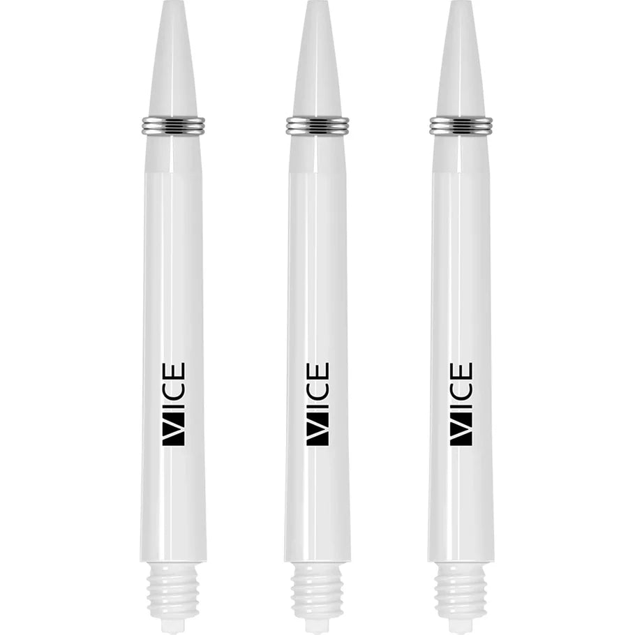 One80 Proplast Vice Dart Shafts - White - Medium
